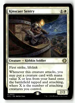 1x MTG Kinscaer Sentry NM Normal R Lorwyn Eclipsed 22 - Image 1