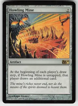 MTG Magic 2010 (M10) #212 Howling Mine Lightly played tcg - Image 1