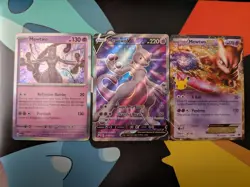 Pokemon TCG Mewtwo Lot - SV 151 Holo, S&S 030 Holo, ND 54 Holo Ultra Rare - Image 1