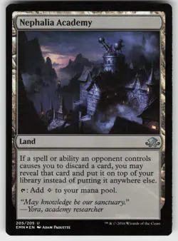 MTG Eldritch Moon #205 Nephalia Academy FOIL Lightly played tcg - Image 1