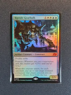 MTG Riptide Gearhulk - Foil - Aetherdrift - DFT - Near Mint+ Condition - Image 1