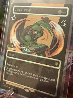 MTG Super Combo (Borderless) (Surge Foil) - Pixel Art - 0095 - TMC - NM - Image 2