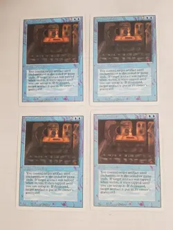 MTG Playset 4x Steal Artifact (Revised/Blue/U) - BGM - Image 1