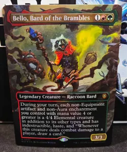 magic the gathering - FOIL! - Bello, Bard of the Brambles - Legendary Creature - Image 1
