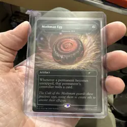 MTG Foil Mothman Egg Mesmeric Orb Borderless Secret Lair NM - Image 1