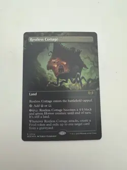 Restless Cottage (Foil) [Borderless] Wilds of Eldraine 0304 Rare MTG - Image 1