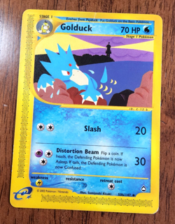 Pokemon TCG Golduck Aquapolis e series uncommon 50B/147 2002 MP - Image 1