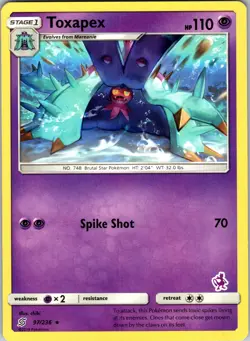 Toxapex - (Mewtwo Stamped) 097/236 Battle Academy Pokemon TCG NM - Image 1