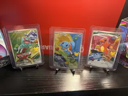 Pokemon TCG First Partner Illustration Collection Series 1 Kanto GEN 1 Starters - Image 1