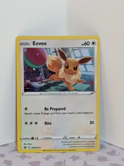 Eevee SWSH095 - Cosmos Holo - Sword & Shield Promo - Pokemon - LP - Image 1