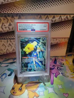 2025 POKEMON DRI EN-DESTINED RIVALS ILLUSTRATION RARE #193 MISTY'S PSYDUCK PSA 9 - Image 1