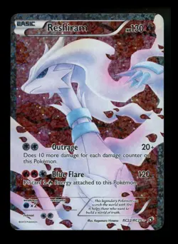 #4 Reshiram RC22/RC25 Legendary Treasures 2013 Radiant Collection Full Pokemon - Image 1