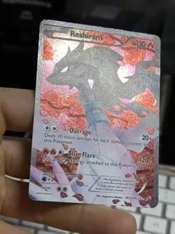 #4 Reshiram RC22/RC25 Legendary Treasures 2013 Radiant Collection Full Pokemon - Image 5