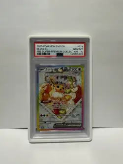 Pokemon Eevee ex Promo Holo Basic 174 SVP Scarlet & Violet 200 HP PSA 9 - Image 1