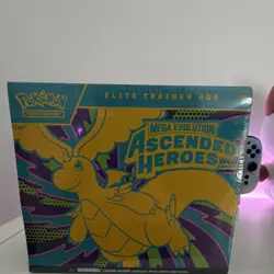 Pokemon Elite Trainer Box Mega Evolution Ascended Heroes Promo Booster English - Image 1