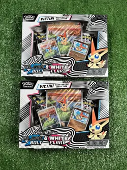 Pokemon TCG: White Flare & Black Bolt Victini Illustration Collection Box New ✅ - Image 1