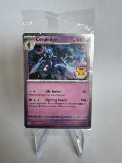 PROMO Ceruledge 040/091 Pokemon Day 2024 STAMP PAF Paldean Fates Stamped SEALED - Image 1
