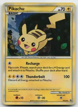 Pokemon tcg HGSS Promos #HGSS03 Pikachu Moderately played - Image 1