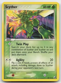 Pokemon tcg Unseen Forces #46/115 Scyther Lightly played - Image 1