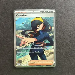 Pokemon TCG Carmine 204/167 Twilight Masquerade Holo Ultra Rare NM - Image 1