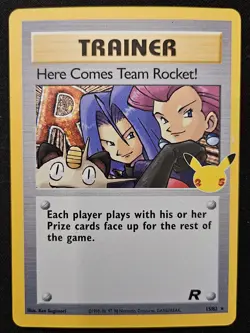 Here Comes Team Rocket! 15/82 Celebrations Classic Collection Holo Pokemon NM - Image 1