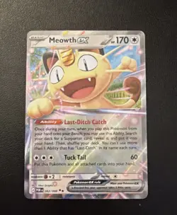Pokemon TCG Perfect Order Meowth EX 062/088. ENGLISH - Image 1