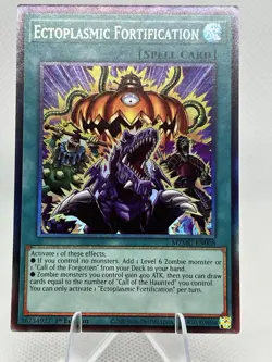 Yugioh Ectoplasmic Fortification MZMU-EN008 Collector's Rare 1st Edition NM - Image 1