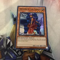 Yugioh Invader of the Throne SRL-EN026 Super Rare 25th Anniversary NM - Image 1