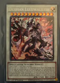 Yugioh! Despian Luluwalilith MP24-EN085 1st Edition Prismatic Secret Rare - Image 1