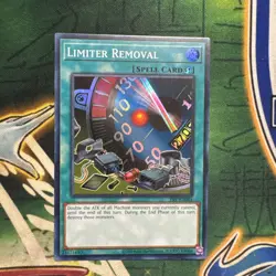 Yugioh! Limiter Removal PSV-EN064 Super Rare Unlimited NM - Image 1