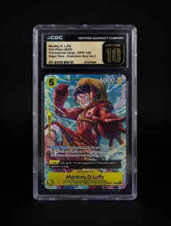 CGC 10 Pristine Monkey D. Luffy OP07-109 Illustration Box Vol. 3 Promo One Piece - Image 1