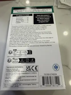 Bandai One Piece Card Game Starter Deck Uta ST-16 English 2024 50 Cards - Image 2