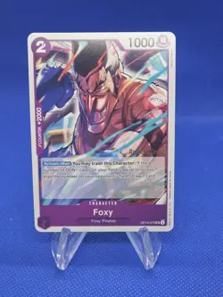 One Piece Royal Blood Release Event Foxy OP10-075 Stamped Promo NM - Image 1