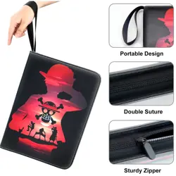 400 Pockets Trading Card Binder for One Piece Cards,Portable Waterproof Card ... - Image 4