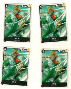 Set Of 4 Mr.9 OP14-095 Common The Azure Sea's Seven One Piece Card - Image 1