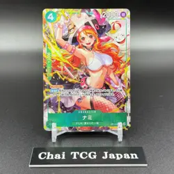 Nami OP14-031 SR-P The Azure Sea's Seven ONE PIECE Card Japanese 2025 NM - Image 2