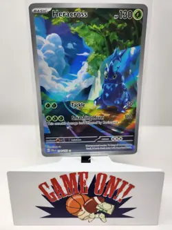 Pokemon Heracross 194/193 Paldea Evolved Illustration Rare Full Art sc - Image 1