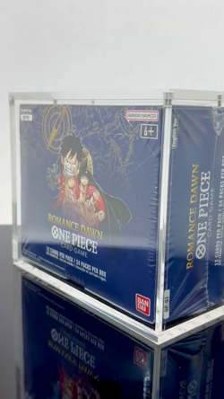 One Piece OP01 White Bottom Booster Box Acrylic Case | UV Magnetic - Image 2