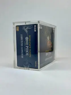 One Piece OP01 White Bottom Booster Box Acrylic Case | UV Magnetic - Image 3
