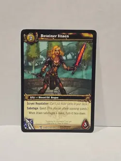 Retainer Jitaen World Of Warcraft TCG March Of The Legion Regular Common - Image 1