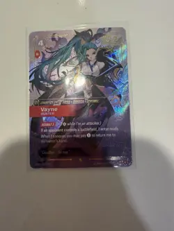 Riftbound Spiritforged Vayne Hunter Overnumbered 223/221 Near Mint - Image 1