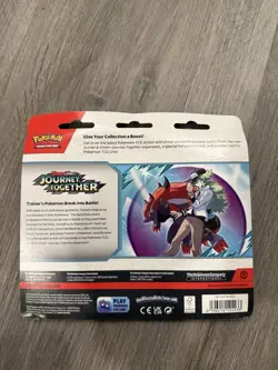 Pokemon TCG Journey Together 3-Pack Blister Factory Sealed Scrafty Promo - Image 3