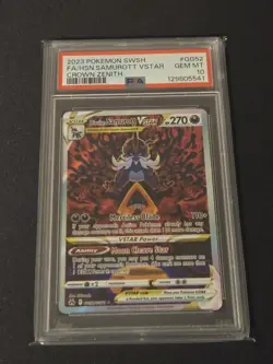 Hisuian Samurott VStar GG52/GG70 Crown Zenith English PSA Graded 10 Pokemon TCG - Image 1