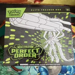 Pokemon Mega Evolution Perfect Order Elite Trainer Box New And Sealed - Image 1