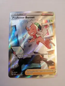Professor Burnett TG26/TG30 - Silver Tempest Full Art Holo Pokemon TCG NM - Image 1