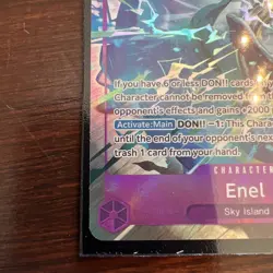 IN HAND Enel OP15-060 SR Alt Art Adventure On Kami’s Island ENGLISH ONE PIECE - Image 2