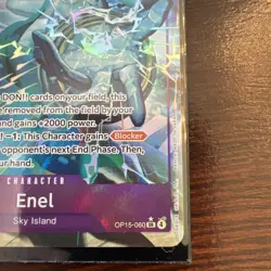 IN HAND Enel OP15-060 SR Alt Art Adventure On Kami’s Island ENGLISH ONE PIECE - Image 3