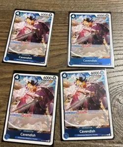 One Piece TCG OP10-045 Cavendish Rare x4 bonus - Image 1