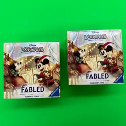 2x Disney Lorcana Fabled Illumineers Trove Box - 8 Booster Packs Each - Image 1