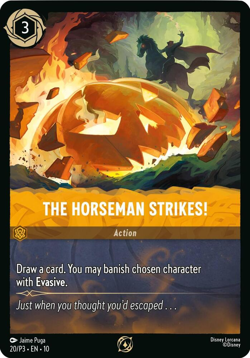 The Horseman Strikes! (Foil) - Disney Lorcana Promo Cards - Image 1